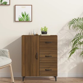 Oak brown engineered wood sideboard 69.5x34x90 cm by vidaXL, Sideboards - Ref: Foro24-817356, Price: 76,56 €, Discount: %