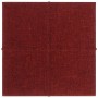 Wall panels 12 units red wine fabric 30x30 cm 1.08 m² by vidaXL, Wall covering - Ref: Foro24-344034, Price: 32,79 €, Discount: %