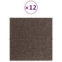 Wall panels 12 units taupe gray fabric 30x30 cm 1.08 m² by vidaXL, Wall covering - Ref: Foro24-344037, Price: 32,28 €, Discou...