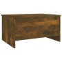 Mesa de centro madera ingeniería roble ahumado 80x55,5x41,5 cm de vidaXL, Mesas de centro - Ref: Foro24-819269, Precio: 56,71...