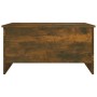 Mesa de centro madera ingeniería roble ahumado 80x55,5x41,5 cm de vidaXL, Mesas de centro - Ref: Foro24-819269, Precio: 56,71...