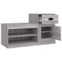 Mueble zapatero madera contrachapada gris Sonoma 100x42x60 cm de vidaXL, Zapateros y organizadores de calzado - Ref: Foro24-8...