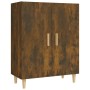 Aparador madera contrachapada color roble ahumado 70x34x90 cm de vidaXL, Aparadores - Ref: Foro24-817327, Precio: 65,78 €, De...