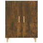 Aparador madera contrachapada color roble ahumado 70x34x90 cm de vidaXL, Aparadores - Ref: Foro24-817327, Precio: 65,78 €, De...