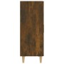 Aparador madera contrachapada color roble ahumado 70x34x90 cm de vidaXL, Aparadores - Ref: Foro24-817327, Precio: 65,78 €, De...