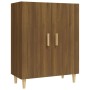 Aparador madera contrachapada color marrón roble 70x34x90 cm de vidaXL, Aparadores - Ref: Foro24-817329, Precio: 73,42 €, Des...