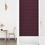 Wall panels 12 pcs purple fabric 90x15 cm 1.62 m² by vidaXL, Wall covering - Ref: Foro24-344099, Price: 46,45 €, Discount: %