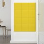 Wall panels 12 pcs light yellow fabric 30x30 cm 1.08 m² by vidaXL, Wall covering - Ref: Foro24-344039, Price: 32,79 €, Discou...