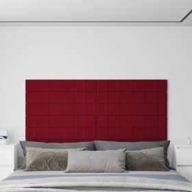 Wall panels 12 pcs red velvet 90x15 cm 1.62 m² by vidaXL, Wall covering - Ref: Foro24-344109, Price: 39,76 €, Discount: %