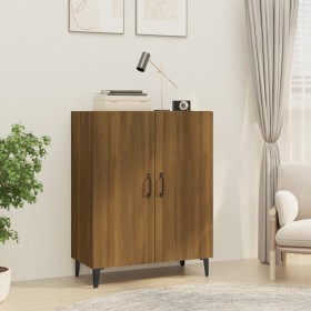 Aparador madera contrachapada color roble marrón 70x34x90 cm de vidaXL, Aparadores - Ref: Foro24-817332, Precio: 78,76 €, Des...