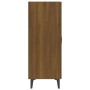 Aparador madera contrachapada color roble marrón 70x34x90 cm de vidaXL, Aparadores - Ref: Foro24-817332, Precio: 74,22 €, Des...