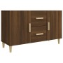 Aparador de madera de ingeniería roble marrón 100x36x60 cm de vidaXL, Aparadores - Ref: Foro24-817467, Precio: 74,87 €, Descu...