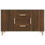 Aparador de madera de ingeniería roble marrón 100x36x60 cm de vidaXL, Aparadores - Ref: Foro24-817467, Precio: 74,87 €, Descu...