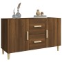 Aparador de madera de ingeniería roble marrón 100x36x60 cm de vidaXL, Aparadores - Ref: Foro24-817467, Precio: 74,87 €, Descu...