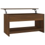 Brown oak plywood coffee table 102x50x52.5cm by vidaXL, Coffee table - Ref: Foro24-819292, Price: 83,21 €, Discount: %