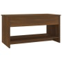 Brown oak plywood coffee table 102x50x52.5cm by vidaXL, Coffee table - Ref: Foro24-819292, Price: 83,21 €, Discount: %