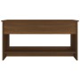 Brown oak plywood coffee table 102x50x52.5cm by vidaXL, Coffee table - Ref: Foro24-819292, Price: 83,21 €, Discount: %