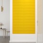 Wall panels 12 units yellow velvet 60x15 cm 1.08 m² by vidaXL, Wall covering - Ref: Foro24-344069, Price: 29,63 €, Discount: %