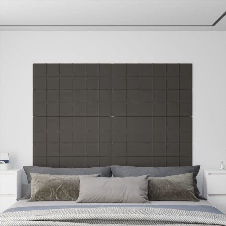 Wall panels 12 pcs dark gray velvet 90x30 cm 3.24 m² by vidaXL, Wall covering - Ref: Foro24-344127, Price: 49,37 €, Discount: %