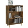 Smoked oak plywood sideboard 69.5x32.5x90 cm by vidaXL, Sideboards - Ref: Foro24-817375, Price: 48,55 €, Discount: %