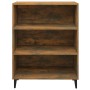 Aparador madera contrachapada roble ahumado 69,5x32,5x90 cm de vidaXL, Aparadores - Ref: Foro24-817378, Precio: 46,52 €, Desc...