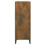 Smoked oak plywood sideboard 69.5x32.5x90 cm by vidaXL, Sideboards - Ref: Foro24-817378, Price: 46,52 €, Discount: %