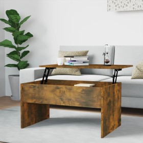 Smoked oak plywood coffee table 80x50.5x41.5 cm by vidaXL, Coffee table - Ref: Foro24-819287, Price: 54,99 €, Discount: %