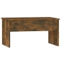 Mesa de centro contrachapado roble ahumado 80x50,5x41,5 cm de vidaXL, Mesas de centro - Ref: Foro24-819287, Precio: 56,57 €, ...