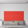 Wall panels 12 pcs red synthetic leather 90x30 cm 3.24 m² by vidaXL, Wall covering - Ref: Foro24-344004, Price: 77,33 €, Disc...