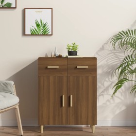 Oak brown plywood sideboard 69.5x34x89 cm by vidaXL, Sideboards - Ref: Foro24-817359, Price: 82,99 €, Discount: %