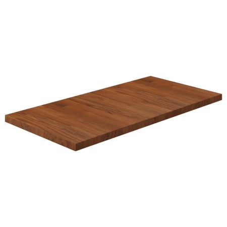 Encimera baño madera maciza tratada marrón oscuro 80x40x2,5 cm de vidaXL, Encimeras - Ref: Foro24-343052, Precio: 51,43 €, De...