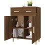 Sideboard aus braunem Eichensperrholz, 69,5 x 34 x 89 cm von vidaXL, Sideboards - Ref: Foro24-817359, Preis: 83,11 €, Rabatt: %