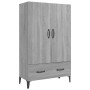 Aparador alto de madera contrachapada gris Sonoma 70x31x115 cm de vidaXL, Aparadores - Ref: Foro24-817475, Precio: 99,10 €, D...