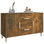 Smoked oak engineered wood sideboard 100x36x60 cm by vidaXL, Sideboards - Ref: Foro24-817465, Price: 79,53 €, Discount: %