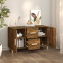 Smoked oak engineered wood sideboard 100x36x60 cm by vidaXL, Sideboards - Ref: Foro24-817465, Price: 79,53 €, Discount: %