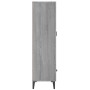 Sonoma gray plywood tall sideboard 70x31x115 cm by vidaXL, Sideboards - Ref: Foro24-817475, Price: 75,99 €, Discount: %