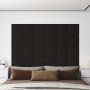 Paneles de pared 12 uds tela negro 30x30 cm 1,08 m² de vidaXL, Recubrimiento de paredes - Ref: Foro24-343964, Precio: 32,99 €...