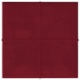 Wandpaneele 12 Stück roter Samt 30x30 cm 1,08 m² von vidaXL, Wandverkleidung - Ref: Foro24-344046, Preis: 28,05 €, Rabatt: %