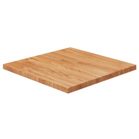 Square light brown oak wood table top 50x50x2.5 cm by vidaXL, Table tops - Ref: Foro24-343029, Price: 41,14 €, Discount: %