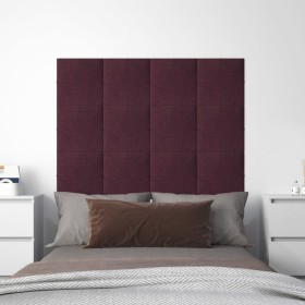 Wall panels 12 units purple fabric 30x30 cm 1.08 m² by vidaXL, Wall covering - Ref: Foro24-344036, Price: 32,99 €, Discount: %