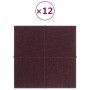 Paneles de pared 12 uds tela morado 30x30 cm 1,08 m² de vidaXL, Recubrimiento de paredes - Ref: Foro24-344036, Precio: 32,79 ...