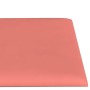 Wall panels 12 pcs pink velvet 60x15 cm 1.08 m² by vidaXL, Wall covering - Ref: Foro24-344066, Price: 29,63 €, Discount: %