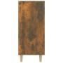 Aparador de madera de ingeniería roble ahumado 90x34x80 cm de vidaXL, Aparadores - Ref: Foro24-817459, Precio: 75,89 €, Descu...