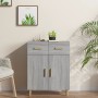 Sonoma gray plywood sideboard 69.5x34x89 cm by vidaXL, Sideboards - Ref: Foro24-817358, Price: 76,99 €, Discount: %