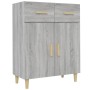 Sideboard aus grauem Sonoma-Sperrholz, 69,5 x 34 x 89 cm von vidaXL, Sideboards - Ref: Foro24-817358, Preis: 76,97 €, Rabatt: %