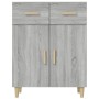 Sideboard aus grauem Sonoma-Sperrholz, 69,5 x 34 x 89 cm von vidaXL, Sideboards - Ref: Foro24-817358, Preis: 76,97 €, Rabatt: %