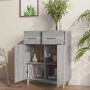 Sonoma gray plywood sideboard 69.5x34x89 cm by vidaXL, Sideboards - Ref: Foro24-817358, Price: 76,99 €, Discount: %