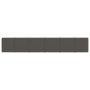 Wall panels 12 units dark gray velvet 90x15 cm 1.62 m² by vidaXL, Wall covering - Ref: Foro24-344106, Price: 54,34 €, Discoun...