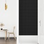 Paneles de pared 12 uds tela negro 90x15 cm 1,62 m² de vidaXL, Recubrimiento de paredes - Ref: Foro24-344101, Precio: 35,78 €...