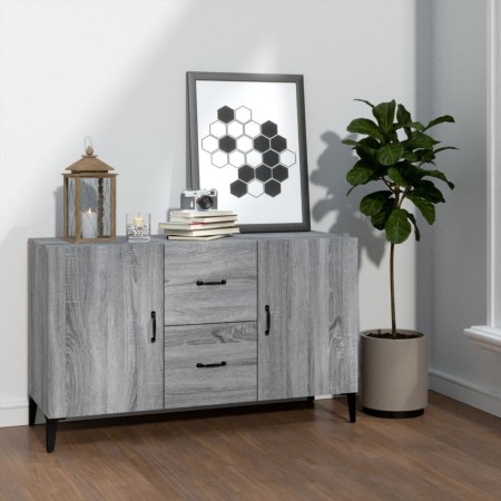 Sonoma graues Sideboard aus Holzwerkstoff, 100 x 36 x 60 cm von vidaXL, Sideboards - Ref: Foro24-817469, Preis: 95,95 €, Raba...